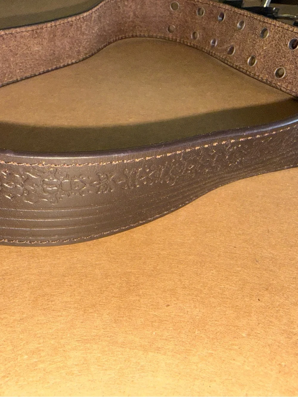 Tony Hawk Brown Leather Skater Belt - Men's Size 34-36 G7